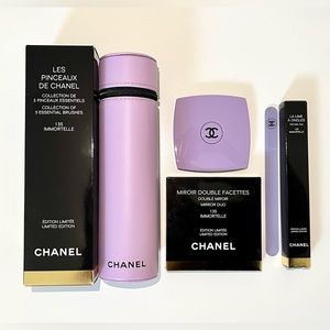 ♥️SOLD♥️ Chanel Codes de Couleur Immortelle set w/ brush, mirror, nail file